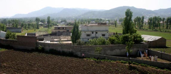 Bin Laden’s compound in Abbottabad, Pakistan.